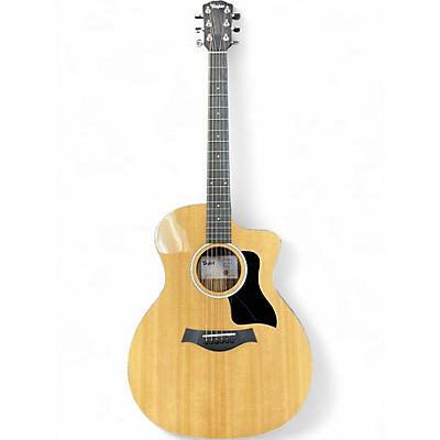 Used Taylor 214CE PLUS Natural Acoustic Electric Guitar