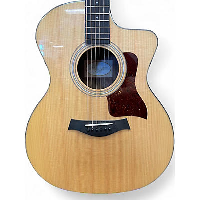 Used Taylor 214CE PLUS Natural Acoustic Guitar