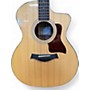 Used Taylor 214CE PLUS Natural Acoustic Guitar Natural