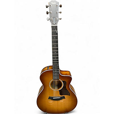 Used Taylor 214CE PLUS SPECIAL EDITION 2 Tone Sunburst Acoustic Electric Guitar