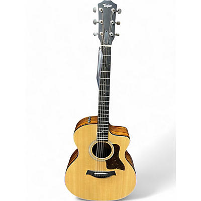 Taylor Used Taylor 214CE Plus Natural Acoustic Electric Guitar