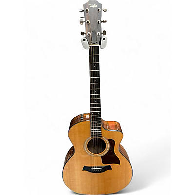 Used Taylor 214CE Plus Natural Acoustic Electric Guitar