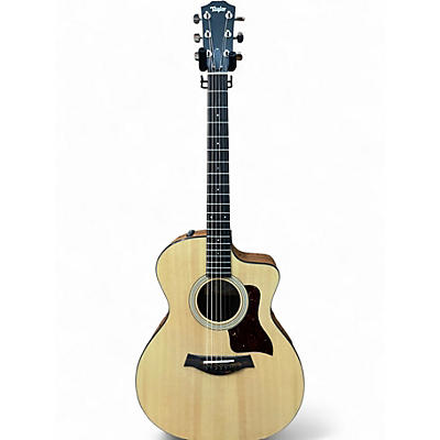 Used Taylor 214CE Plus Natural Acoustic Electric Guitar