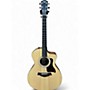 Used Taylor 214CE Plus Natural Acoustic Electric Guitar Natural
