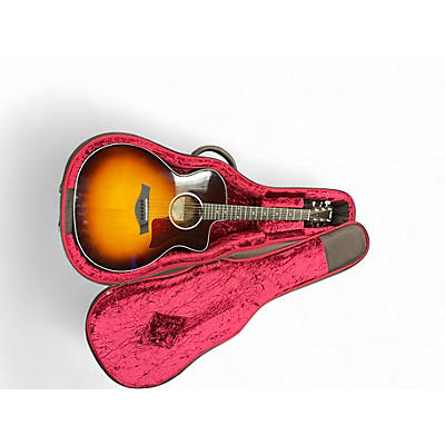 Used Taylor 214CE SB DELUXE 2 Tone Sunburst Acoustic Electric Guitar