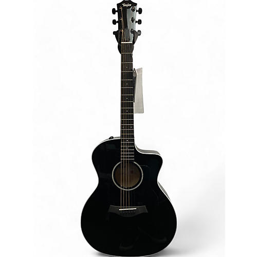 Taylor Used Taylor 214CE plus Black Acoustic Electric Guitar Black