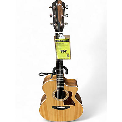 Used Taylor 214CEK Natural Acoustic Electric Guitar