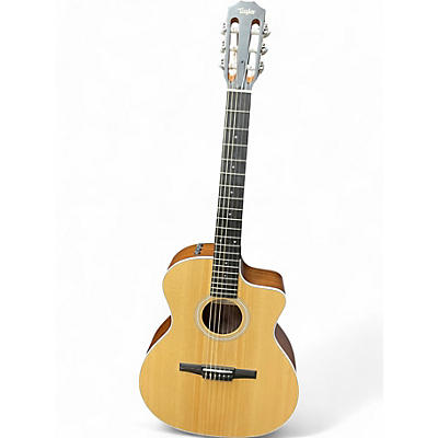 Used Taylor 214CEN GRAND AUDITORIUM Natural Acoustic Electric Guitar