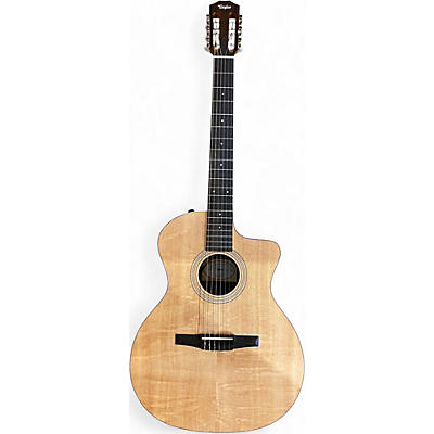 Taylor Used Taylor 214CEN Natural Classical Acoustic Electric Guitar