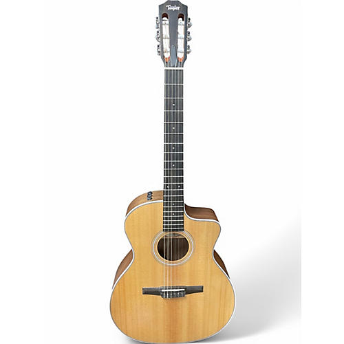 Used Taylor 214CEN Natural Classical Acoustic Electric Guitar Natural