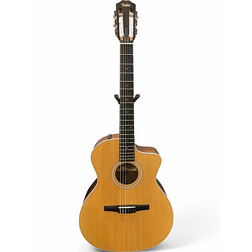 Used Taylor 214CEN Natural Classical Acoustic Electric Guitar Natural