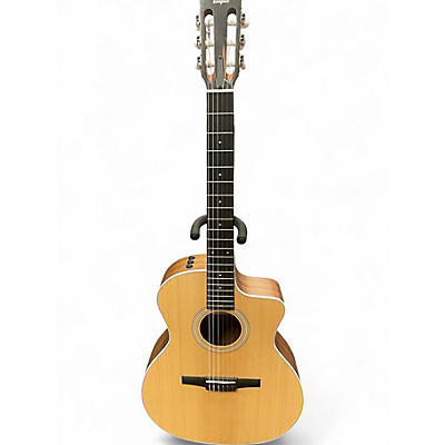 Used Taylor 214CEN Natural Classical Acoustic Electric Guitar
