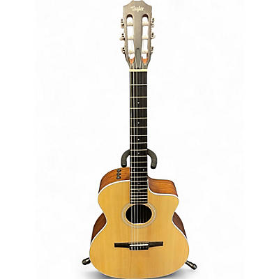 Used Taylor 214CEN Natural Classical Acoustic Electric Guitar