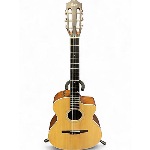 Used Taylor 214CEN Natural Classical Acoustic Electric Guitar Natural