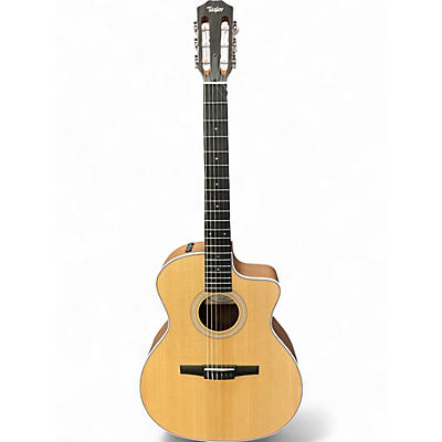 Used Taylor 214CEN Natural Classical Acoustic Electric Guitar
