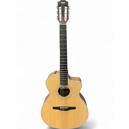 Used Taylor 214CEN Natural Classical Acoustic Electric Guitar Natural