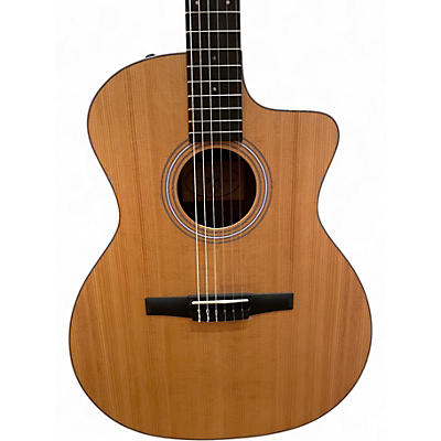 Used Taylor 214CEN Natural Classical Acoustic Electric Guitar