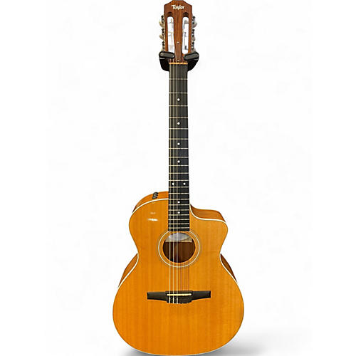 Used Taylor 214CEN Natural Classical Acoustic Electric Guitar Natural