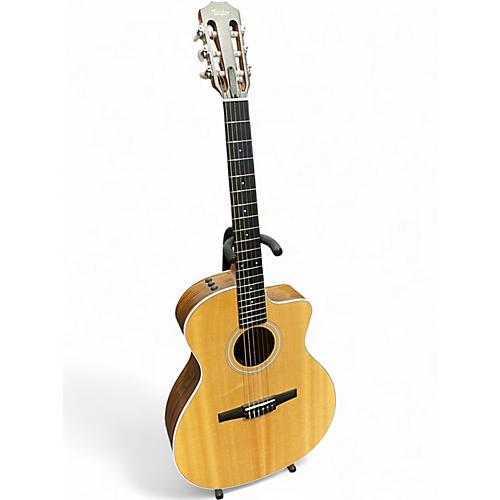 Used Taylor 214CEN Natural Classical Acoustic Electric Guitar Natural