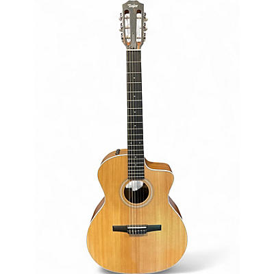 Used Taylor 214CEN Natural Classical Acoustic Electric Guitar
