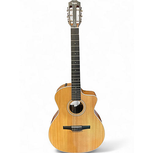 Used Taylor 214CEN Natural Classical Acoustic Electric Guitar Natural