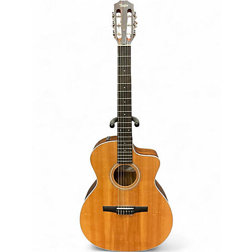 Used Taylor 214CEN Natural Classical Acoustic Electric Guitar Natural
