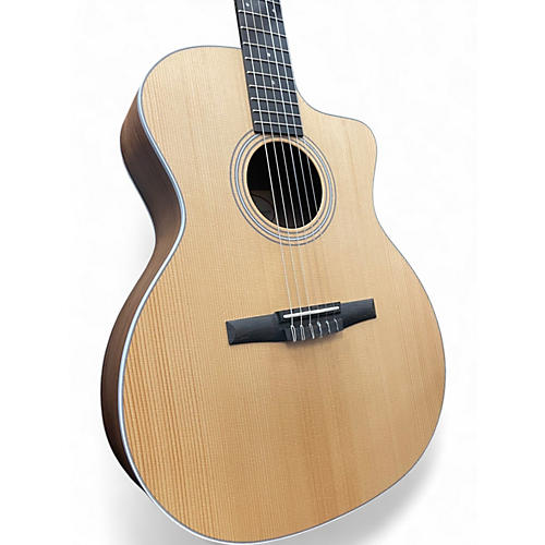 Used Taylor 214CEN Natural Classical Acoustic Electric Guitar Natural
