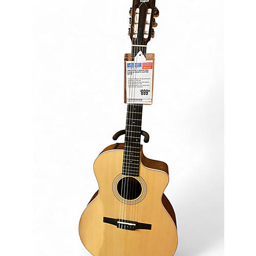Used Taylor 214CEN Natural Classical Acoustic Electric Guitar Natural
