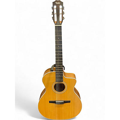 Used Taylor 214CEN Natural Classical Acoustic Electric Guitar