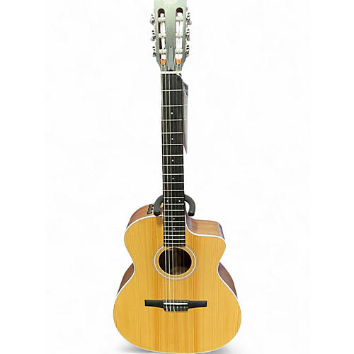 Used Taylor 214CEN Natural Classical Acoustic Electric Guitar Natural