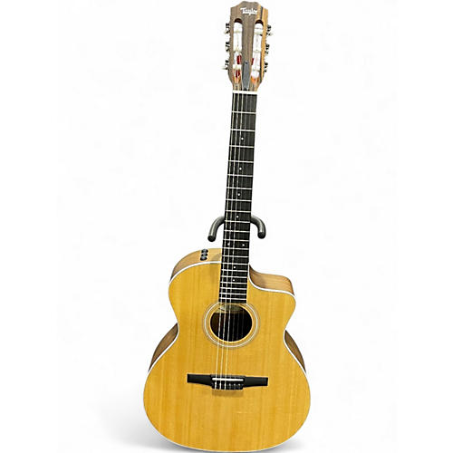 Used Taylor 214CEN Natural Classical Acoustic Electric Guitar Natural