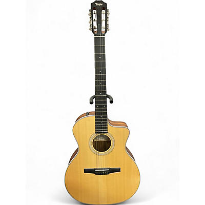 Used Taylor 214CEN Natural Classical Acoustic Electric Guitar
