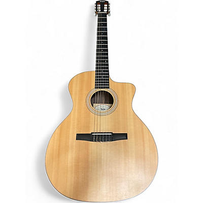 Used Taylor 214CEN Natural Classical Acoustic Electric Guitar