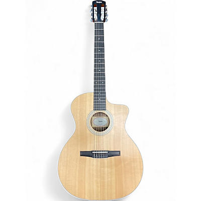 Used Taylor 214CEN Natural Classical Acoustic Electric Guitar