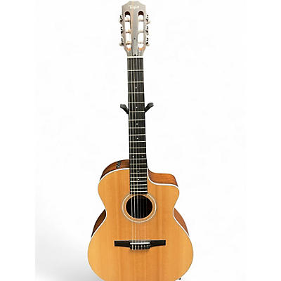 Used Taylor 214CEN Natural Classical Acoustic Electric Guitar
