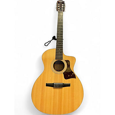 Used Taylor 214CEN Natural Classical Acoustic Electric Guitar