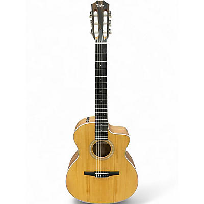 Used Taylor 214CEN Natural Classical Acoustic Electric Guitar