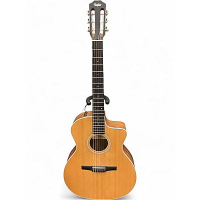 Used Taylor 214CEN Natural Classical Acoustic Electric Guitar