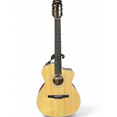 Used Taylor 214CEN Natural Classical Acoustic Electric Guitar