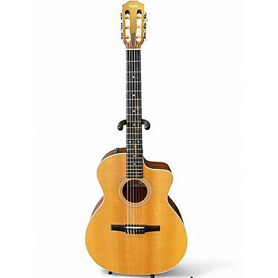 Used Taylor 214CEN Natural Classical Acoustic Electric Guitar