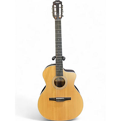 Used Taylor 214CEN Natural Classical Acoustic Electric Guitar
