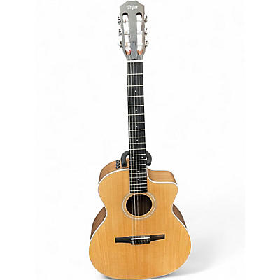 Used Taylor 214CEN Natural Classical Acoustic Electric Guitar