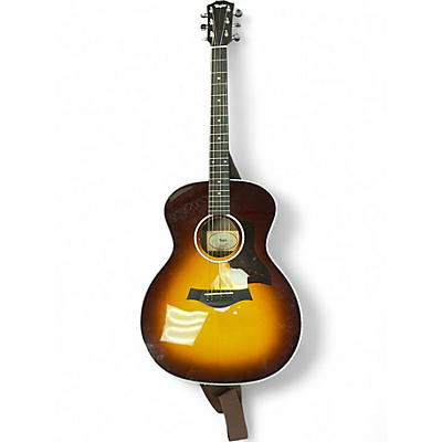 Used Taylor 214E DELUXE Sunburst Acoustic Electric Guitar