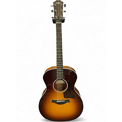 Used Taylor 214E DLX 2 Color Sunburst Acoustic Electric Guitar
