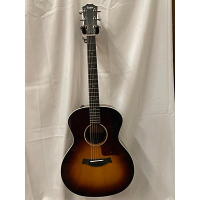 Taylor Used Taylor 214E DLX Sunburst Acoustic Electric Guitar