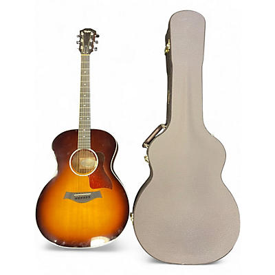 Used Taylor 214E DLX Sunburst Acoustic Electric Guitar