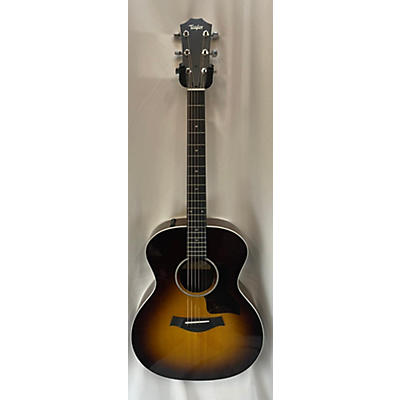 Taylor Used Taylor 214E DLX Tobacco Sunburst Acoustic Electric Guitar