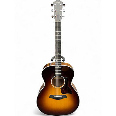 Used Taylor 214E Deluxe Sunburst Acoustic Electric Guitar