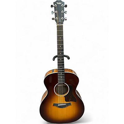 Used Taylor 214E SB DLX Sunburst Acoustic Electric Guitar