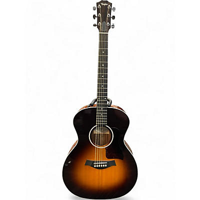 Used Taylor 214E SB DLX Sunburst Acoustic Electric Guitar